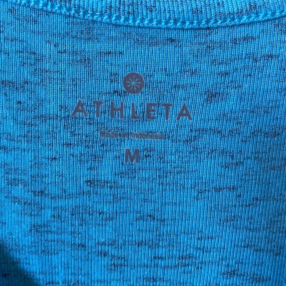 Athleta crossroads tank- turquoise- medium - Picture 5 of 8
